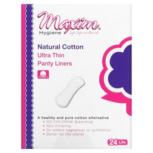 Maxim Hygiene Products, 울트라 씬 팬티 라이너, 라이트,팬티 라이너 24 개입