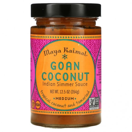 Maya Kaimal, Goan Coconut, Indian Simmer Sauce, Medium, 12.5 oz (354 g)