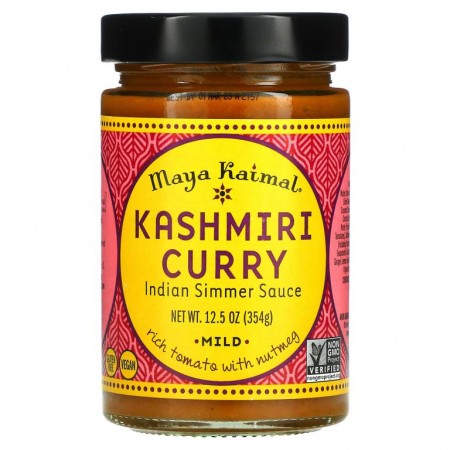 Maya Kaimal, Kashmiri Curry, Indian Simmer Sauce, Mild, 12.5 oz (354 g)