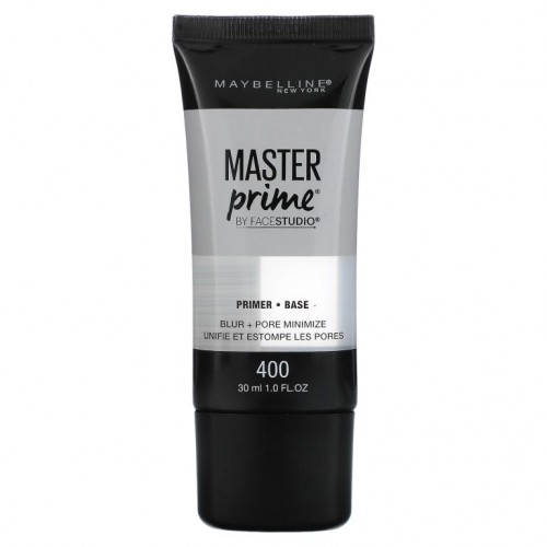 Maybelline, 페이스스튜디오, 마스터 프라임, 프라이머 베이스, 400 블러 + 모공 커버, 1fl oz(30ml)