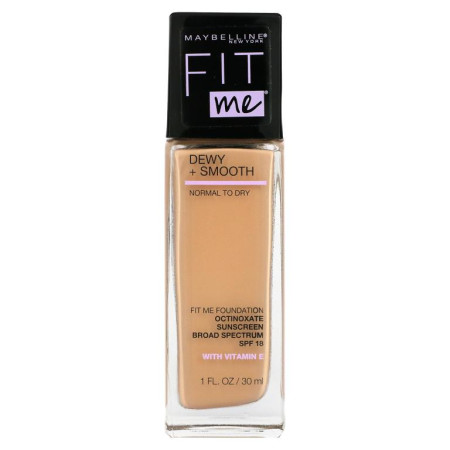 Maybelline, 핏 미, 듀이 + 스무스 파운데이션, 115 아이보리, 1fl oz(30ml)