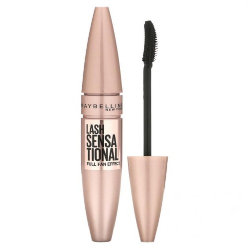 Maybelline, 래시 센세이셔널 마스카라, 253 블래키스트 블랙, 0.32fl oz(9.5ml)
