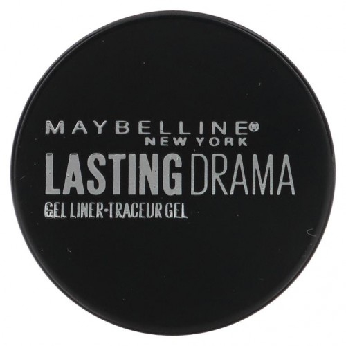 Maybelline, Eye Studio, Lasting Drama, 젤 아이라이너, 블랙키스트 블랙, 0.106oz(3g)
