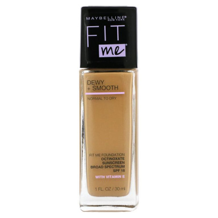 Maybelline, Fit Me, Dewy + Smooth 파운데이션, 220 내추럴 베이지, 30ml(1fl oz)
