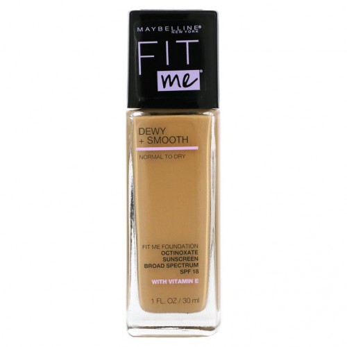 Maybelline, Fit Me, Dewy + Smooth 파운데이션, 220 내추럴 베이지, 30ml(1fl oz)
