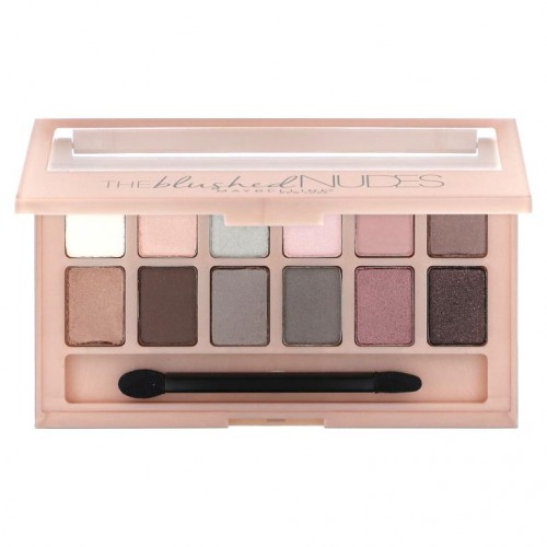 Maybelline, The Blushed Nudes 아이섀도 팔레트, 0.34oz(9.6g)
