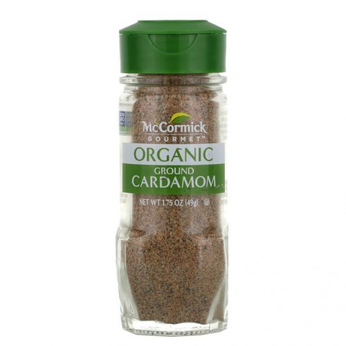 McCormick Gourmet, 유기농 그라운드 카르다몸, 49g(1.75oz)