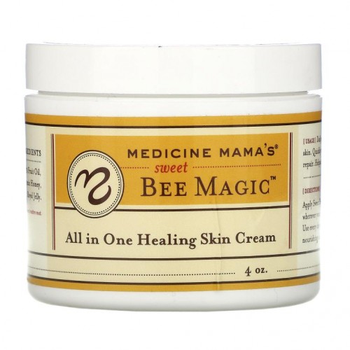 Medicine Mama's, Sweet Bee Magic, 올인원 힐링 스킨 크림, 4oz