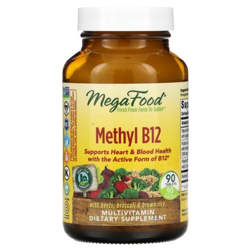 MegaFood, 메틸 B12, 90정