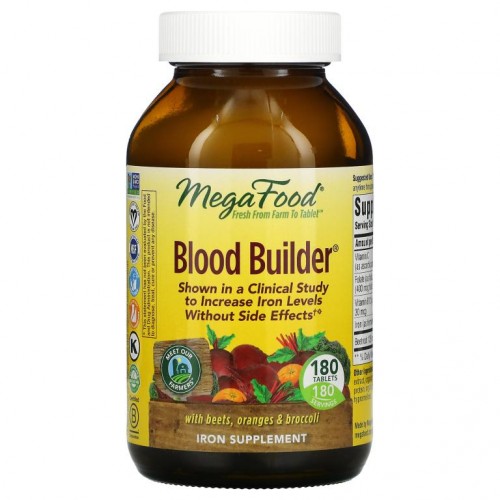 MegaFood, Blood Builder, 180정