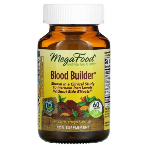 MegaFood, Blood Builder, 60정