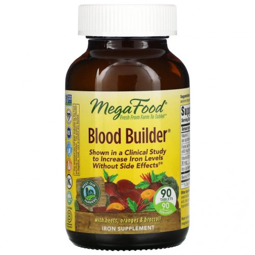 MegaFood, Blood Builder, 90정