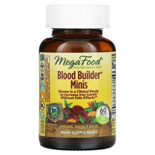 MegaFood, Blood Builder 미니스, 60정