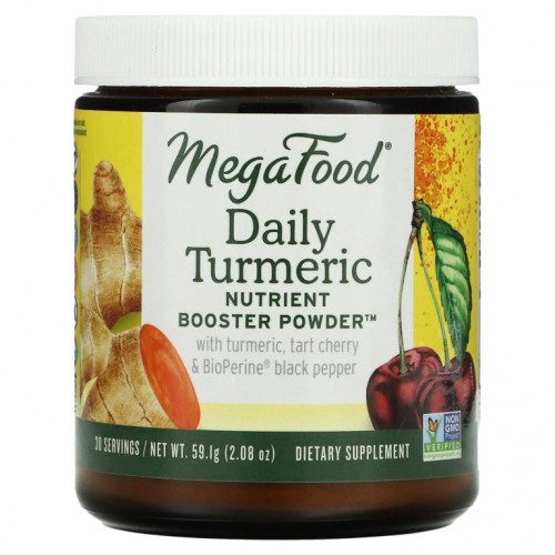 MegaFood, Daily Turmeric, Nutrient Booster Powder, 59.1g(2.08oz)