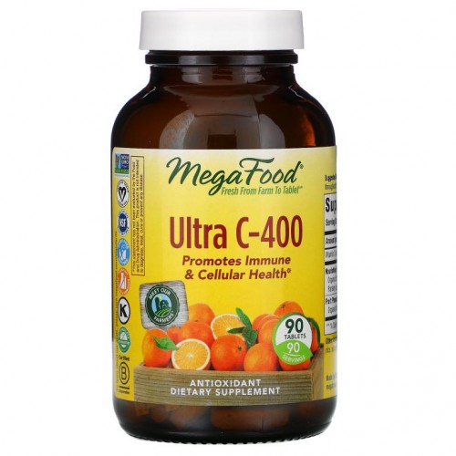 MegaFood, Ultra C-400, 90정