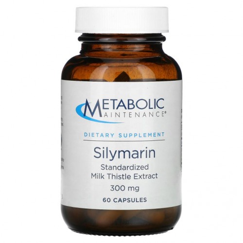 Metabolic Maintenance, 실리마린, 표준화된 밀크티슬 추출물, 300 mg, 60 캡슐