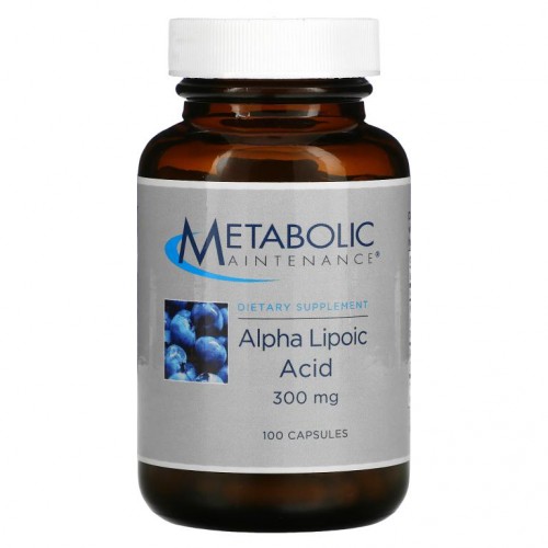 Metabolic Maintenance, 알파리포산, 300mg, 캡슐 100정