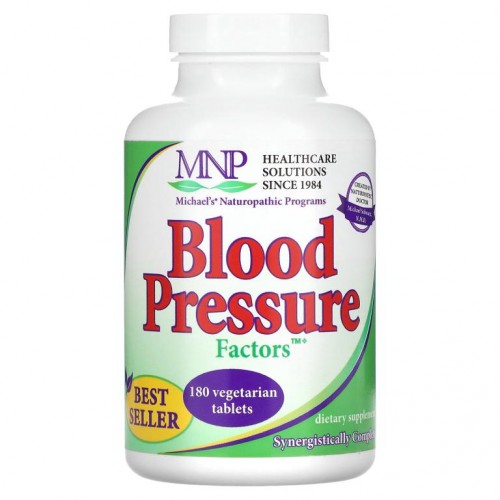 Michael's Naturopathic, Blood Pressure Factors, 베지 정제 180정