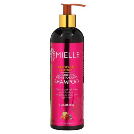 Mielle, Moisturizing and Detangling Shampoo, Pomegranate & Honey, 12 fl oz (355 ml)