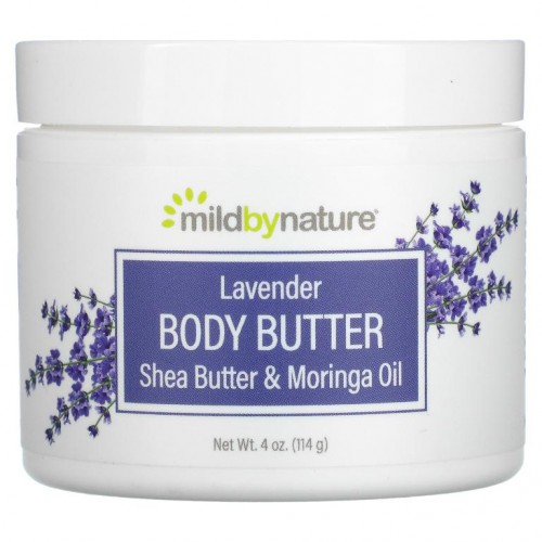 Mild By Nature, 라벤더 바디 버터, 114g(4oz)