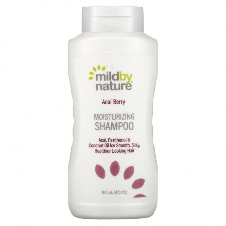 Mild By Nature, 아사이베리 모이스처라이징 샴푸, 473ml(16fl oz)