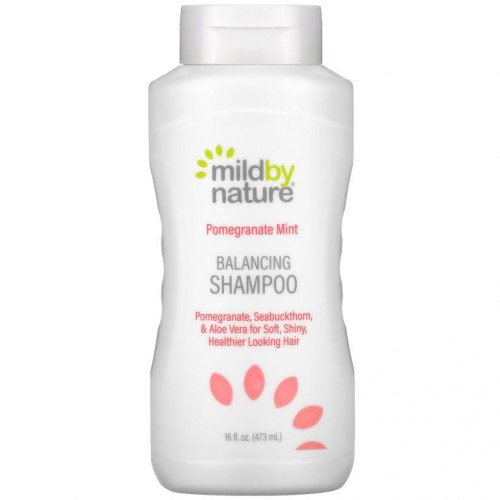 Mild By Nature, 석류 민트 밸런싱 샴푸, 473ml(16fl oz)