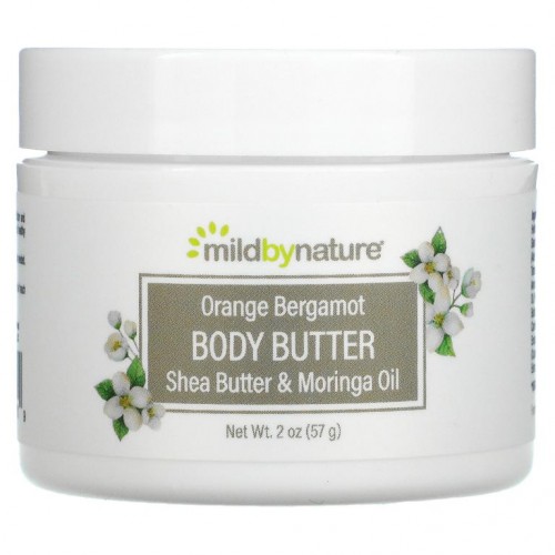 Mild By Nature, 오렌지 베르가모트 바디 버터, 57g(2oz)