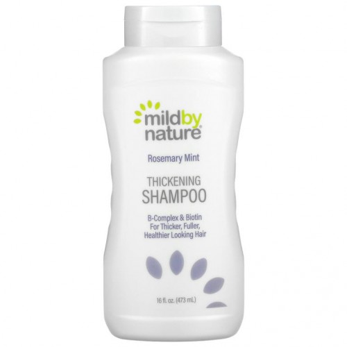 Mild By Nature, 로즈메리 민트 모발 굵기 개선 샴푸, B-복합체 & 비오틴, 473ml(16fl oz)