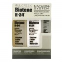 Mill Creek Botanicals, 바이오틴 H-24, 내추럴 시스템, 3 피스 키트