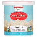 Miss Jones Baking Co, 유기농 프로스팅, 바닐라 맛, 320g(11.29oz)