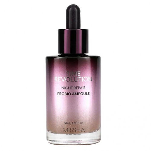 Missha, 타임 레볼루션, 나이트 리페어 프로바이오 앰플, 50ml(1.69fl oz)