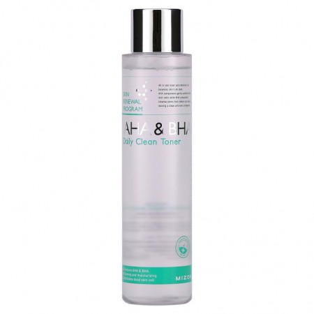 Mizon, AHA & BHA Daily Clean Toner, 5.07 fl oz (150 ml)
