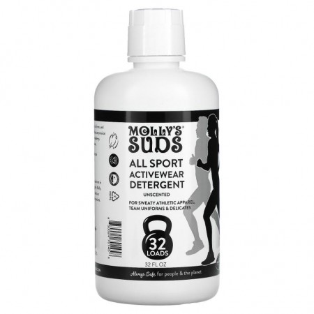 Molly's Suds, 올 스포츠 활동복 세제, 무향, 32fl oz