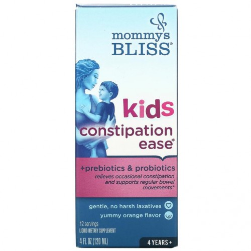 Mommy's Bliss, 어린이용 변비 완화제, 만 4세 이상, 오렌지 맛, 120ml(4fl oz)
