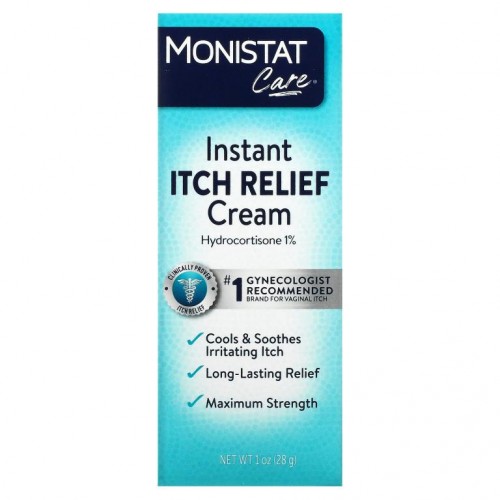 Monistat, 케어, 즉각적인 가려움증 완화 크림, 28g(1oz)