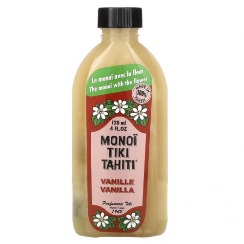 Monoi Tiare Tahiti, 바닐라, 4 fl oz (120 ml)