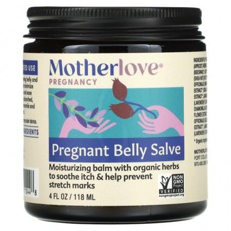 Motherlove, 임산부용 배 연고, 118ml(4oz)