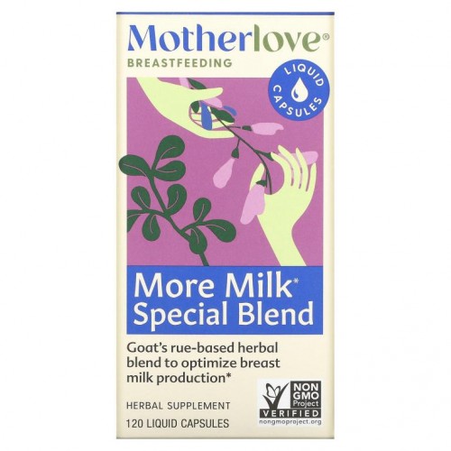 Motherlove, 모어 밀크 스페셜 블렌드, 액상 캡슐 120정