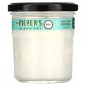 Mrs. Meyers Clean Day, 소이 향초, 바질 향, 7.2oz