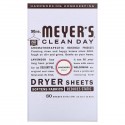 Mrs. Meyers Clean Day, 건조기 시트, 라벤더 향, 시트 80개입