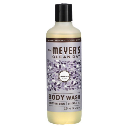 Mrs. Meyers Clean Day, Body Wash, Lavender, 16 fl oz (473 ml)