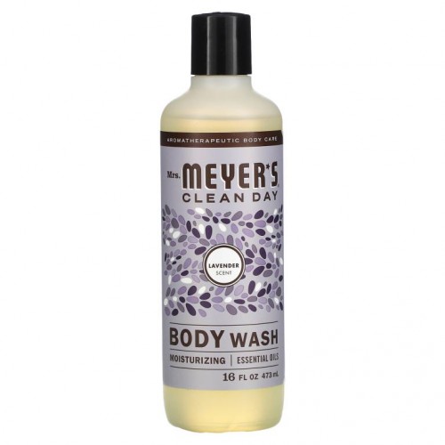 Mrs. Meyers Clean Day, Body Wash, Lavender, 16 fl oz (473 ml)