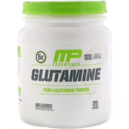 MusclePharm, 에센셜스, 글루타민, 무맛, 600g(1.32lbs)