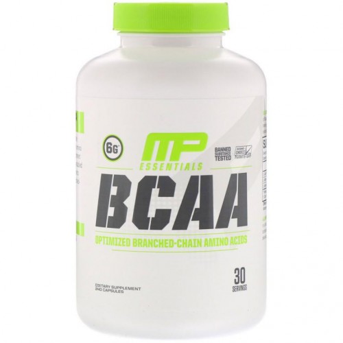 MusclePharm, 필수 영양소 함유, BCAA, 캡슐 240정