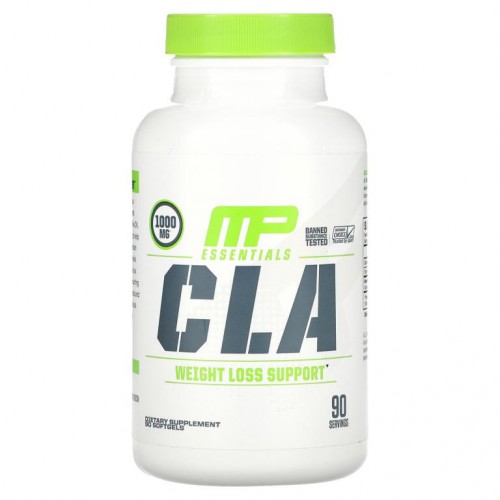 MusclePharm, 에센셜스, CLA, 1,000mg, 소프트젤 90정