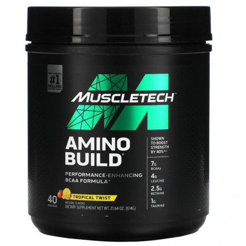MuscleTech, Amino Build, Tropical Twist, 51.64 oz (614 g)