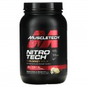 MuscleTech, Nitro Tech, 100% 유청 골드, 프렌치 바닐라 크림 맛, 907g(2lbs)