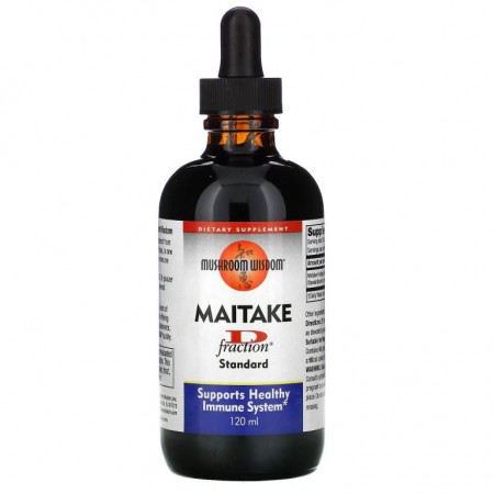 Mushroom Wisdom, Maitake D-Fraction, 스탠다드, 120ml