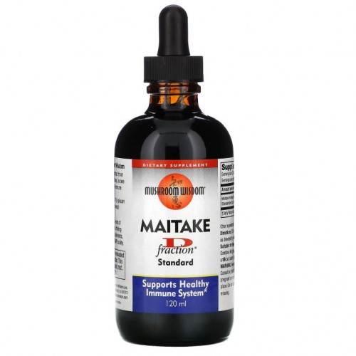 Mushroom Wisdom, Maitake D-Fraction, 스탠다드, 120ml