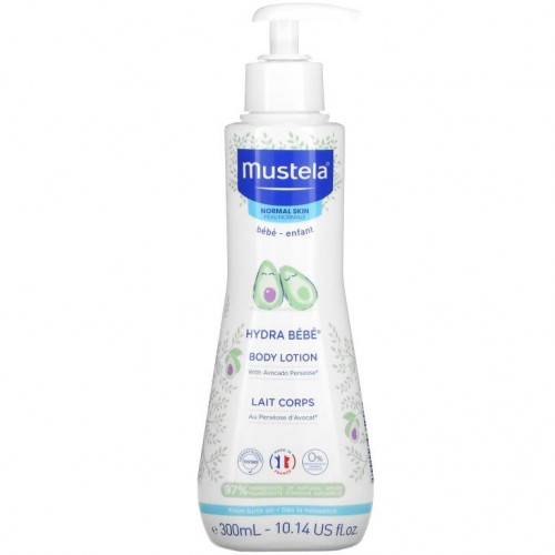 Mustela, 베이비, 아보카도가 함유된 하이드라 베이비 바디 로션, 일반 피부용, 300ml(10.14fl oz)